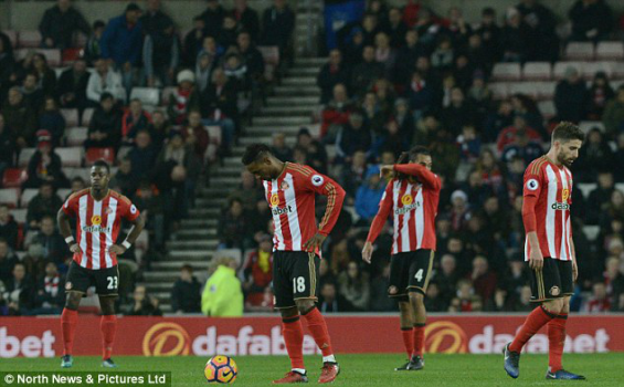 Sunderland are bottom of the Premier League after a midweek defeat to Chelsea